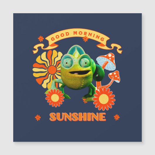 Good Morning Sunshine Funny Chameleon (Front)