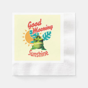 Good Morning Sunshine Funny Chameleon Napkins