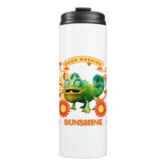 Good Morning Sunshine Funny Chameleon Thermal Tumbler