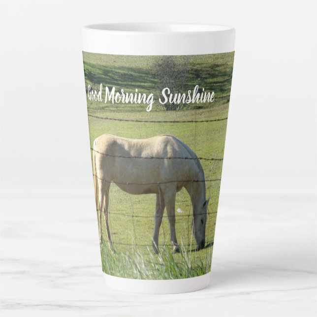 Good Morning Sunshine, Hot Beverage Tall Mug (Front)
