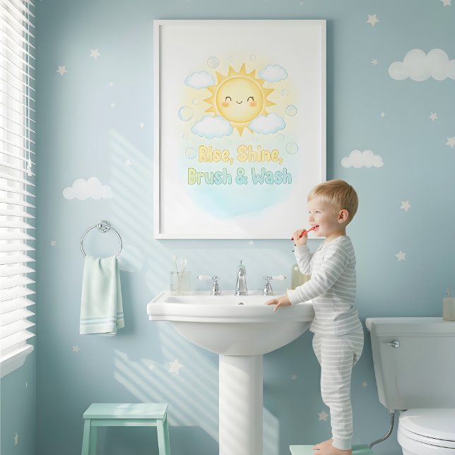 Good Morning Sunshine Kids Bathroom Wall Art (Creator Uploaded)