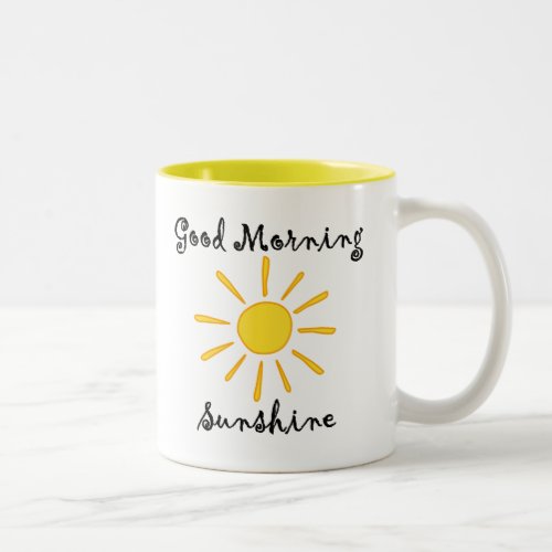 Good Morning Sunshine L Two_Tone Coffee Mug