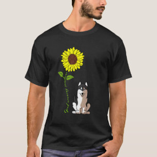 Good Morning Sunshine Love My Siberian Husky Dog T-Shirt