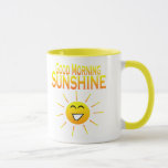 Good Morning Sunshine! Mug<br><div class="desc">This bright and cheerful happy sun will brighten your day</div>