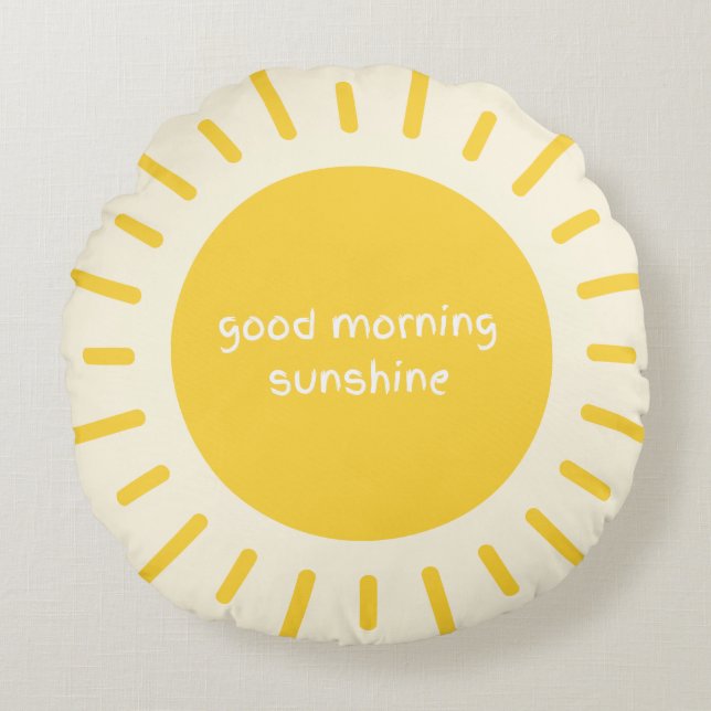 good morning sunshine nursery pillow (Front)