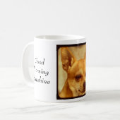 Good Morning Sunshine Quote, Chihuahua Coffee Mug (Front Left)