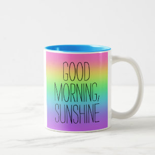 Good Morning, Sunshine Rainbow Mug