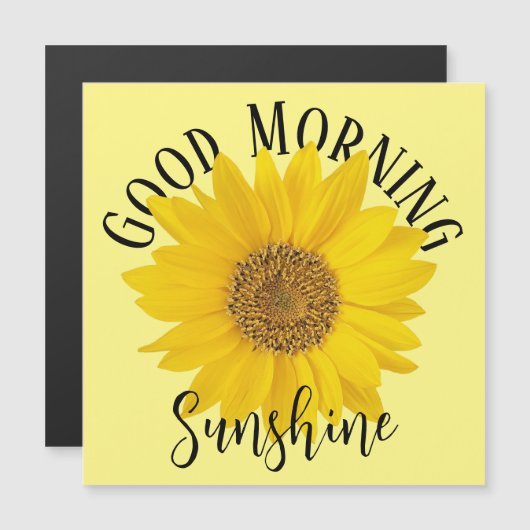 Good Morning Sunshine Sunflower (Front/Back)