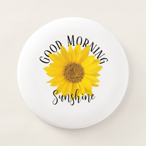 Good Morning Sunshine Sunflower Wham_O Frisbee