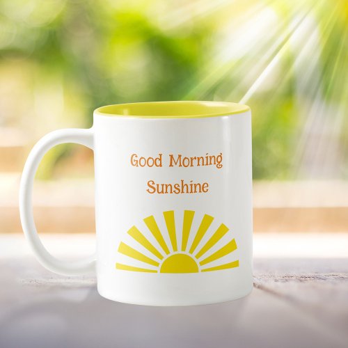 Good Morning Sunshine Sunrays Coffee Mug