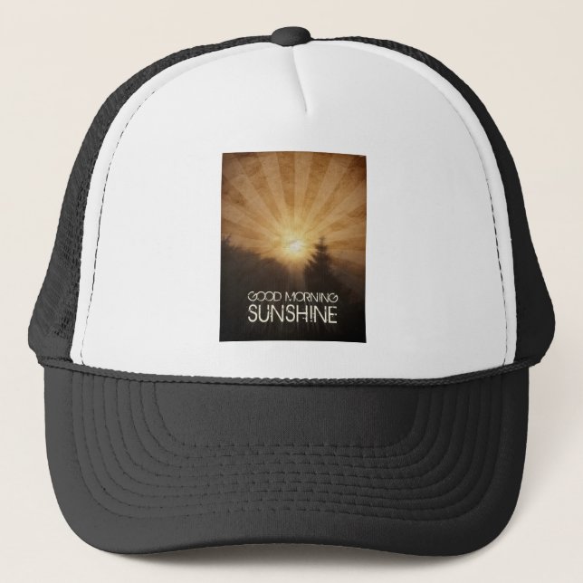 Good Morning Sunshine Trucker Hat (Front)