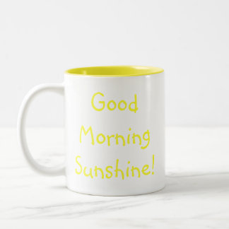 Good Morning Sunshine! Two-Tone Coffee Mug