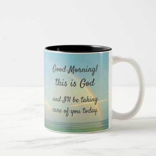 Good morning this is God Coffee Mug