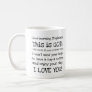 Good Morning, This is God, Personalized  Coffee Mug