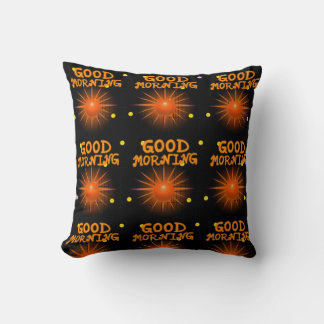 Good Morning Throw Pillow