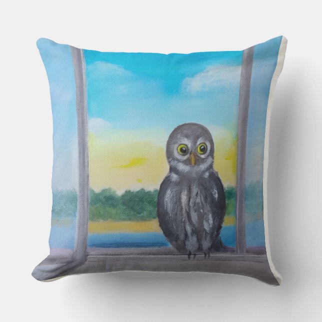 Good Morning ! Throw Pillow (Front)