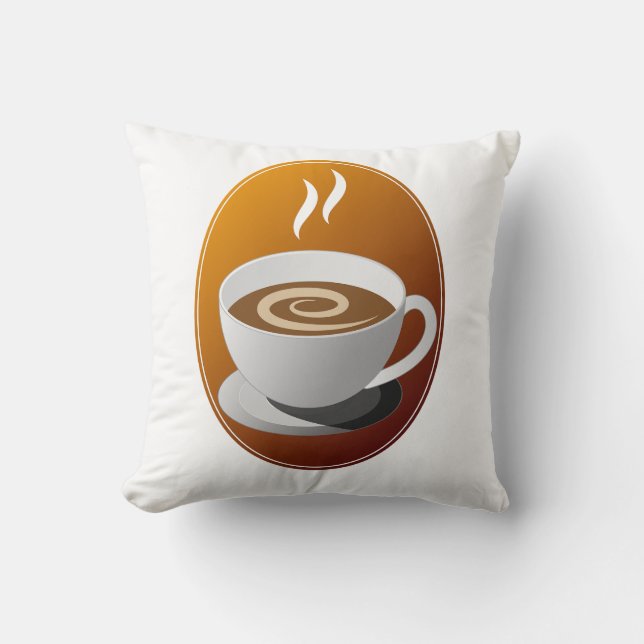 Good morning  throw pillow (Front)