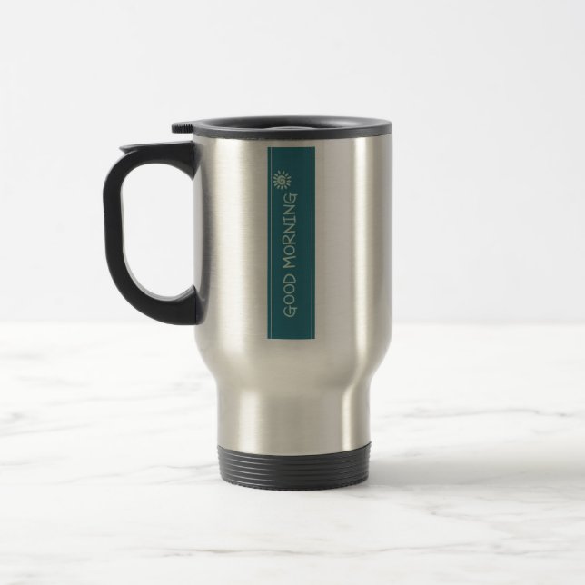 GOOD MORNING TRAVEL MUG (Left)