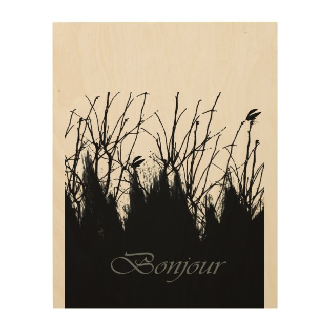 Good Morning Wood Wall Art (Front)