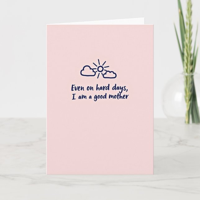 Good Mother Affirmation Card (Front)