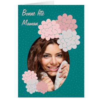 Good Mother's Day Flowers And Photo 01 Green by Feerepart at Zazzle
