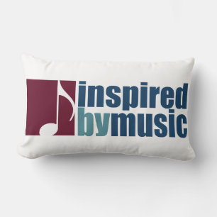 good music vibes lumbar pillow