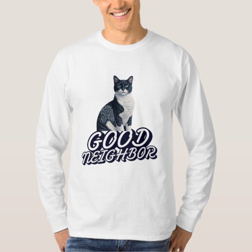 Good Neighbor Cat T_Shirt