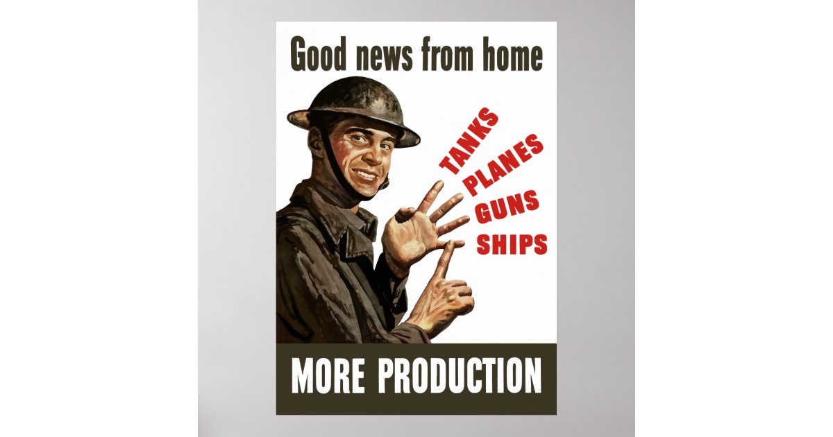 Good News From Home -- More Production Poster | Zazzle