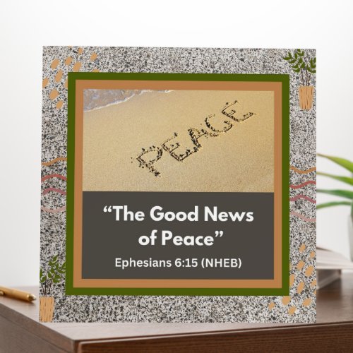 Good News of Peace _ 12 x 12 Foam Board