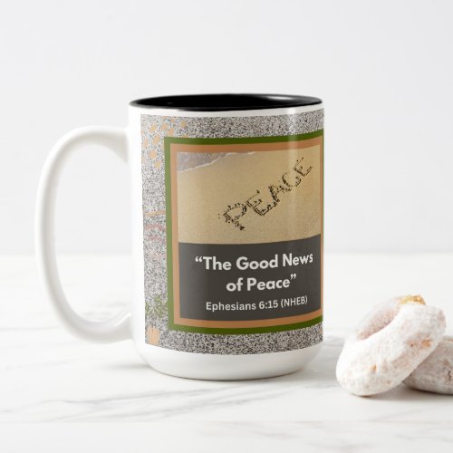 Good News of Peace _ Two_Tone Mug 