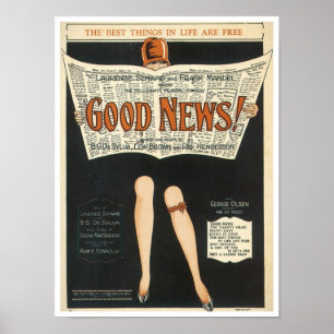 Good News! Vintage Songbook Cover Poster