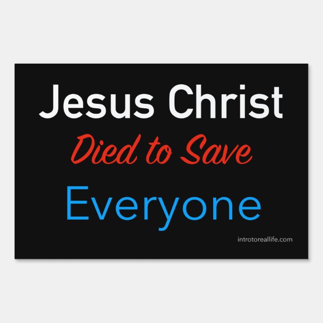 Good News Yard Sign - 18" x 12" (Front)