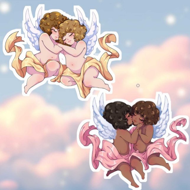 Good Night Baby Angels Sticker (Creator Uploaded)