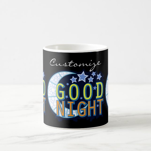 Good Night Crescent Moon Thunder_Cove Coffee Mug (Center)