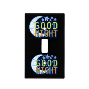 Good Night Crescent Moon Thunder_Cove Light Switch Cover