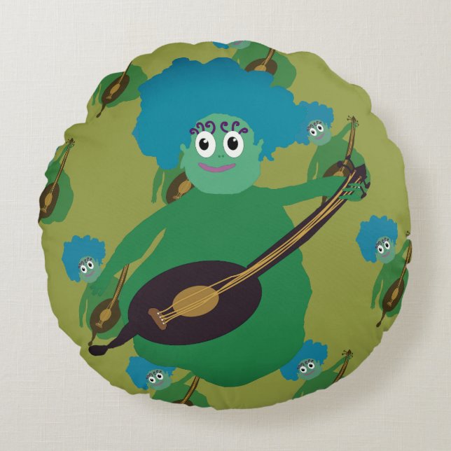 Good Night darling Round cushion (Front)