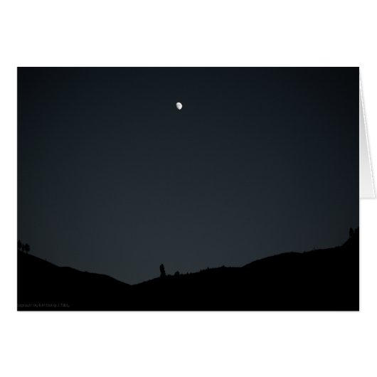 Good Night Earth Card (Front Horizontal)