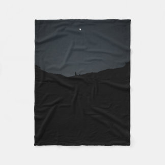 Good Night Earth Fleece Blanket