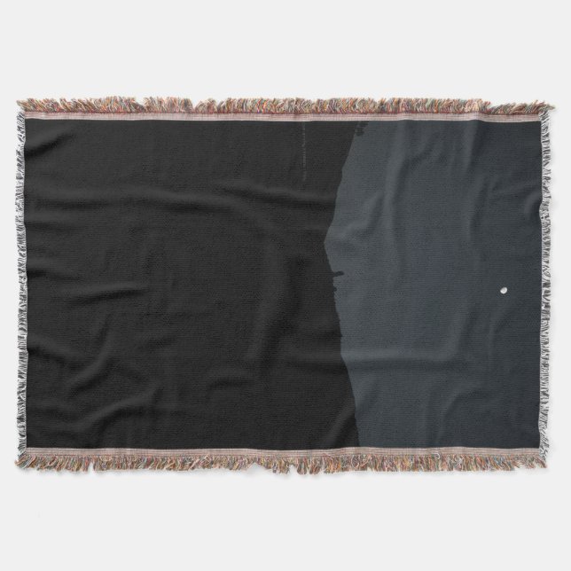 Good Night Earth Throw Blanket (Front)