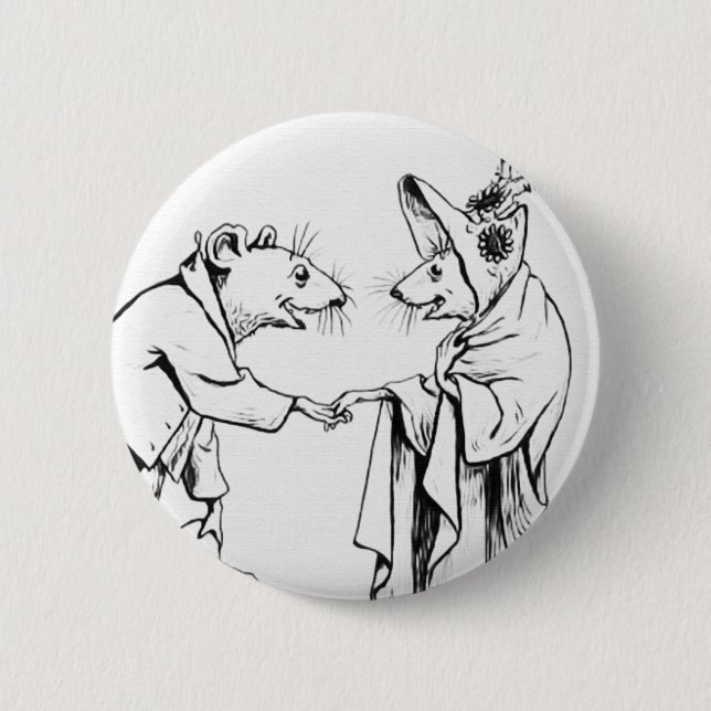Good Night Mice Button (Front)