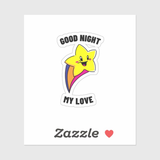 GOOD NIGHT MY LOVE STICKER (Sheet)