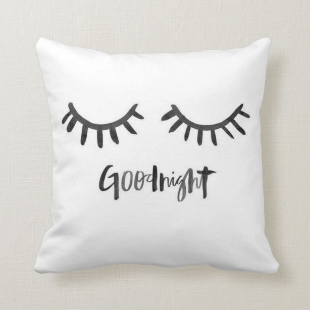 Good Night Decorative & Throw Pillows Zazzle