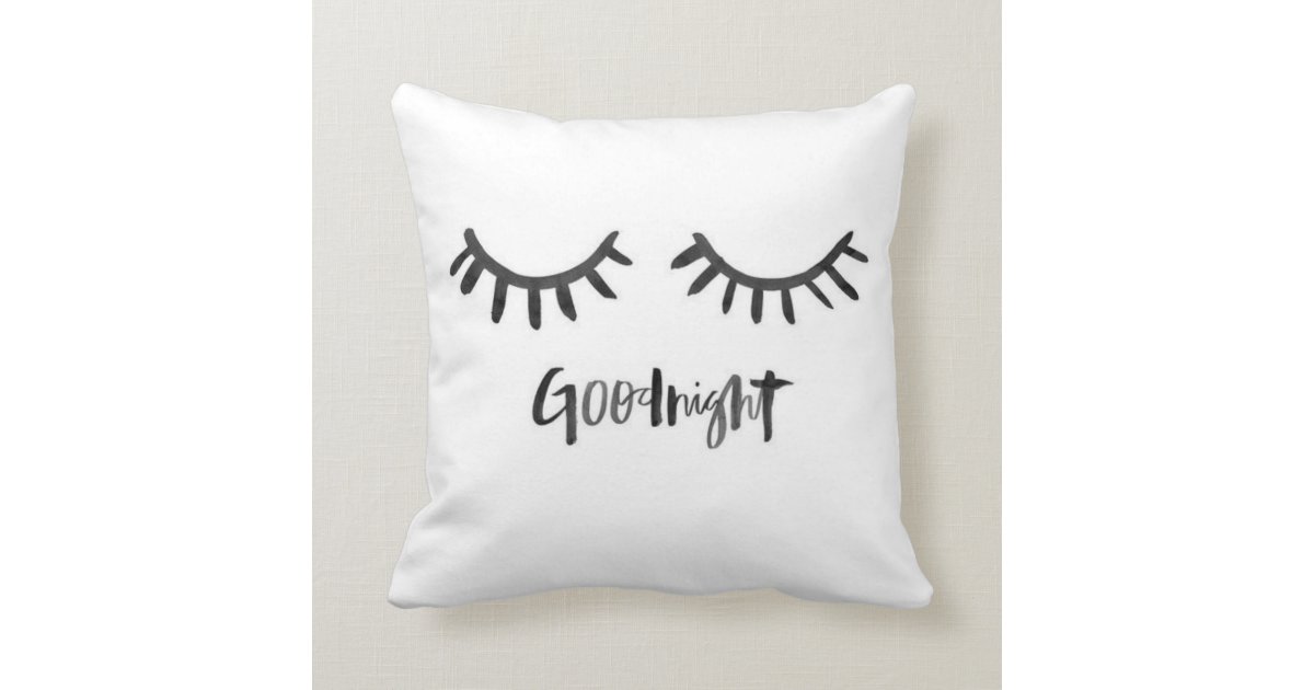 Good night pillow | Zazzle.com