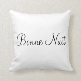 good night pillow bonne nuit