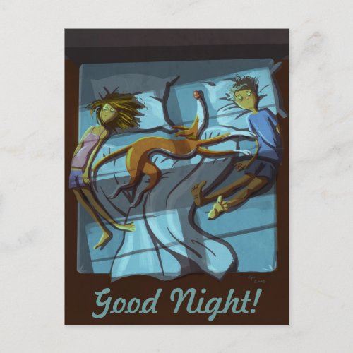 Good Night Postcard