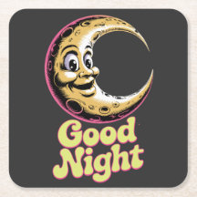 Good Night Retro Moon