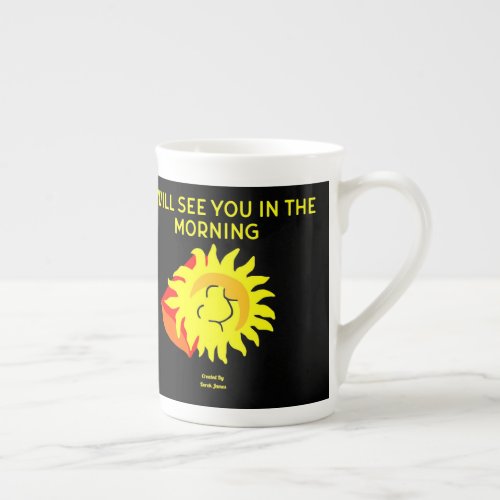 Good Night Sun Bone China Mug