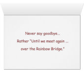 Good Night Sweet Princess CAT Sympathy Card (Inside Horizontal (Bottom))