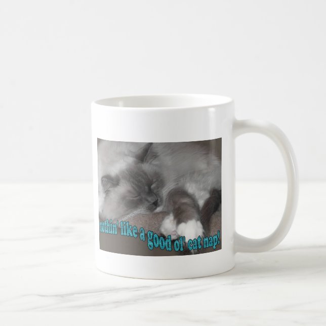 good ol' cat nap coffee mug (Right)
