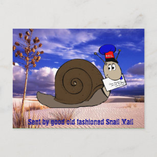 Good Old Fashioned Snail Mail Postcard